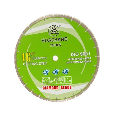 High Quality Cold Press 16inch 400×2.6/3.4×10×25.4mm×28T Segmented Diamond Blade For General Purpose , Stone