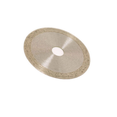4.3inch 110×1.2/1.8×10×20mm Cold Press Continuous Rim Diamond Blade For Ceramic , Marble With Long Cutting Life