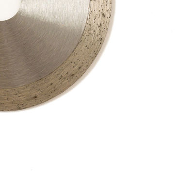 4.3inch 110×1.2/1.8×10×20mm Cold Press Continuous Rim Diamond Blade For Ceramic , Marble With Long Cutting Life