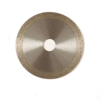 4.3inch 110×1.2/1.8×10×20mm Cold Press Continuous Rim Diamond Blade For Ceramic , Marble With Long Cutting Life