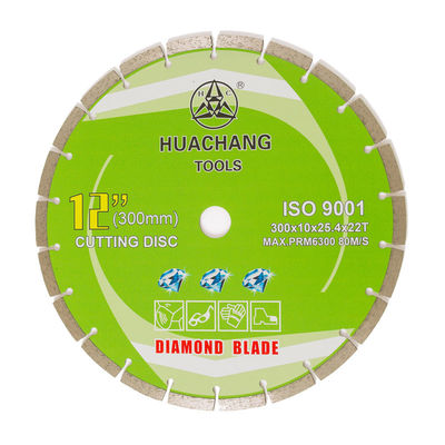 high quality Cold Press 12inch '300×2.0/3.0×10×25.4×22Tmm Segmented Diamond Blade For General Purpose , Stone