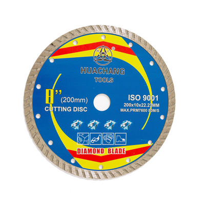 High Quality Hot Press 8inch '200×1.6/2.6×10×22.23mm Porcelain Diamond Blade 65Mn Steel Body With Long Cutting Life