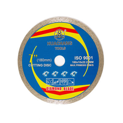 7inch '180×1.6/2.2×10×22.23mm Hot Press Diamond Tile Saw Blades For General Purpose ,Ceramic , Marble And Concrete