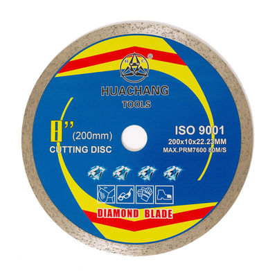 high quality 8inch 200×1.6/2.2×10×22.23mm Hot Press Diamond Tile Saw Blades For General Purpose ,Ceramic , Marble