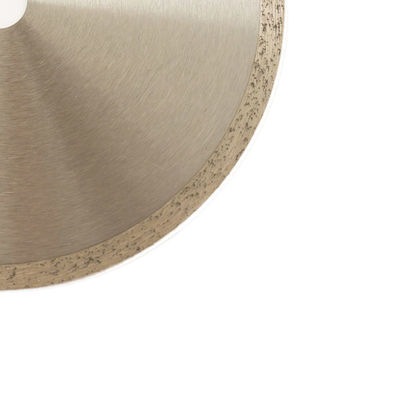 Cold Press 9inch 230×1.8/2.6×10×22.23mm Continuous Rim Diamond Blade For Ceramic With Long Life