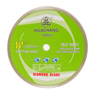 10" 12" Continuous Rim Diamond Blade 300mm Porcelain Tiles Cutting