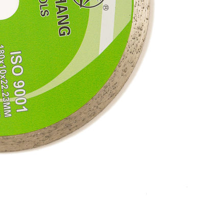 Cold Press 7inch 180×1.6/2.2×10×22.23mm Continuous Rim Diamond Blade For Ceramic ,Marble With Long Cutting Life