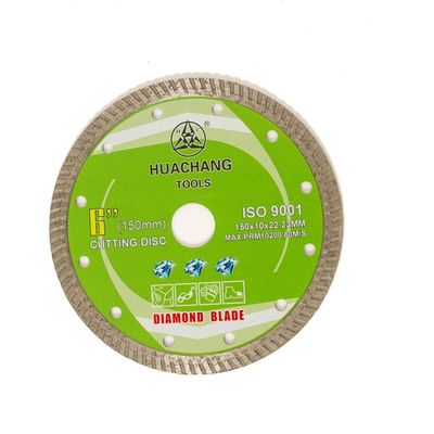 Cold Press 6inch '150×1.4/2.4×10×22.23mm Turbo Diamond Blade high quality For General Purpose , Ceramic , Marble