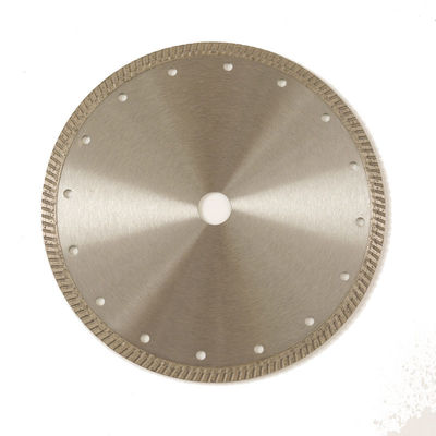 Cold Press 7inch 180×1.6/2.6×10×22.23mm Turbo Diamond Blade For General Purpose , Ceramic , Marble And Concrete