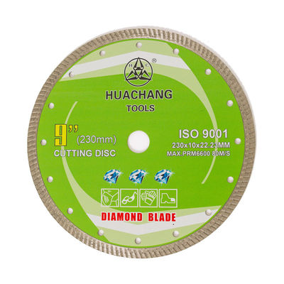 Cold Press 9inch '230×1.8/3.0×10×22.23mm Turbo Diamond Blade For General Purpose , Ceramic , Marble And Concrete