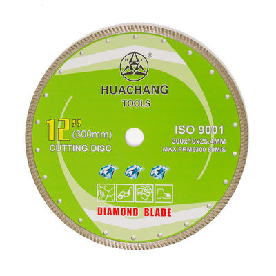 Cold Press 12inch 300×2.0/3.0×10×25.4mm Turbo Diamond Blade For General Purpose , Ceramic , Marble And Concrete