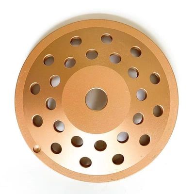 5inch Laser Welded 125×10T(30×5×7.2)×22.23mm Single Row Diamond Cup Wheel For Concrete , Stone,Hard Building Materials