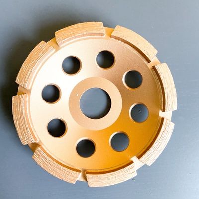 5inch Laser Welded 125×10T(30×5×7.2)×22.23mm Single Row Diamond Cup Wheel For Concrete , Stone,Hard Building Materials