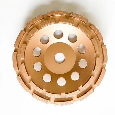 230mm 9 Inch Diamond Cup Wheel Double Row Cup Wheel For Stone Hard Building Materials