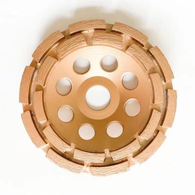 230mm 9 Inch Diamond Cup Wheel Double Row Cup Wheel For Stone Hard Building Materials