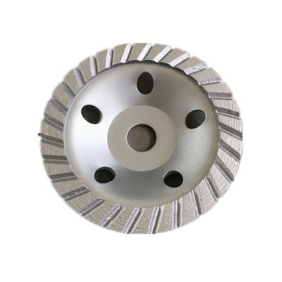 hot press 4inch 105×4.5×20×22.23mm Sintered 105mm Diamond Continuous Turbo Grinding Cup Wheel For Concrete , Stone