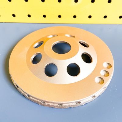High Quality 7inch 180×4.5×20×22.23mm Diamond Continuous Turbo Grinding Cup Wheel For Concrete , Stone