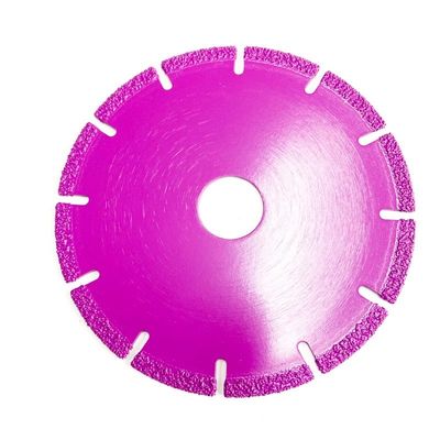 High Quality 100×1.4/2.2×5×20×12T Vacuum Brazed Diamond Saw Blade For Machinery Processing Industry