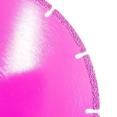 High Quality 100×1.4/2.2×5×20×12T Vacuum Brazed Diamond Saw Blade For Machinery Processing Industry