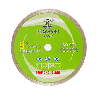 9inch Continuous Rim Porcelain Blade 230mm Ridgid Continuous Diamond Blade 22.23mm