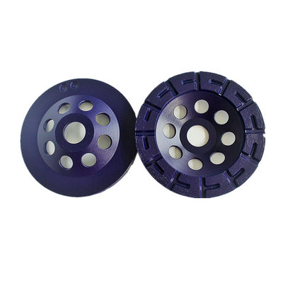 180mm Laser Welded Segmented Diamond Grinding Cup Wheel For Concrete , Stone, Building Material