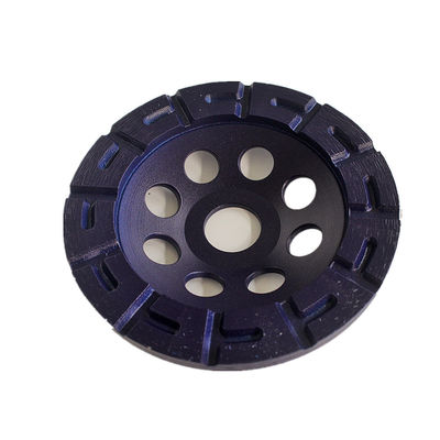 180mm Laser Welded Segmented Diamond Grinding Cup Wheel For Concrete , Stone, Building Material