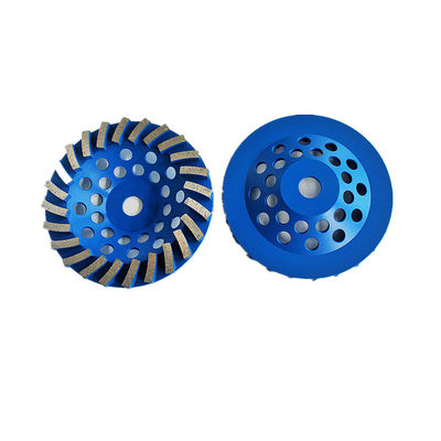 150mm Laser Welded Segmented Diamond Grinding Cup Wheel For Concrete , Stone, Building Material