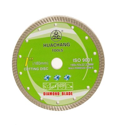 Cold Press 6inch '180×1.6/2.6×10×22.23mm Turbo Diamond Blade For General Purpose , Ceramic , Marble And Concrete