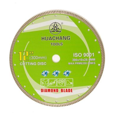 Cold Press 12inch '300×2.0/3.0×10×25.4mm Turbo Diamond Blade High Quality For General Purpose , Ceramic , Marble