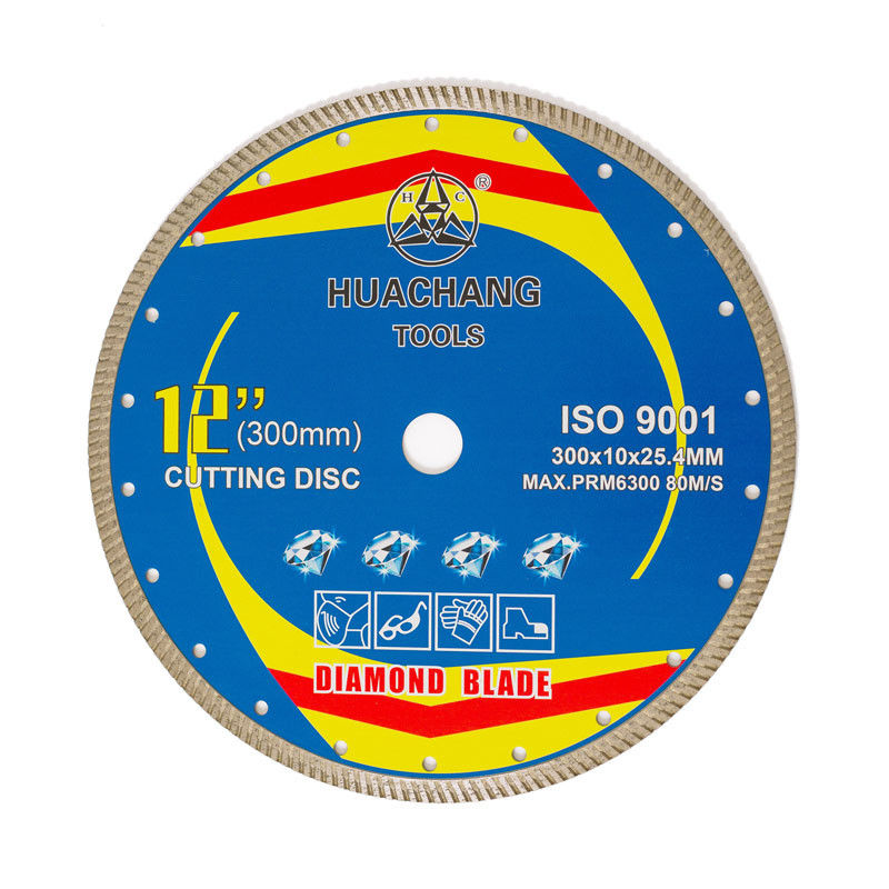 12inch 300mm Porcelain Diamond Blade For Cutting Porcelain Tiles 25.4mm Bore