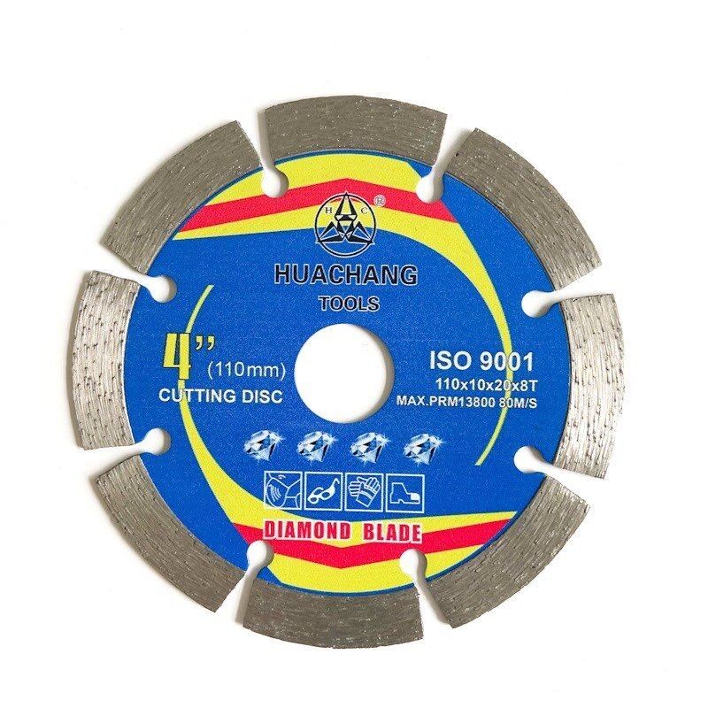 Hot Press	110×1.2/1.8×10×20×8T Segmented Blade Diamond Saw Blade For Ceramic ,Tile,Granite,Marble, Concrete And Brick