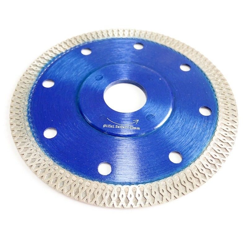 HUACHANG Hot Press 5inch 125x0.8/1.2x10x22.23mm Blue Circular Diamond Saw Blade For General Purpose , Ceramic , Brick