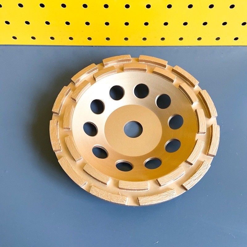 230mm 9 Inch Diamond Cup Wheel Double Row Cup Wheel For Stone Hard Building Materials