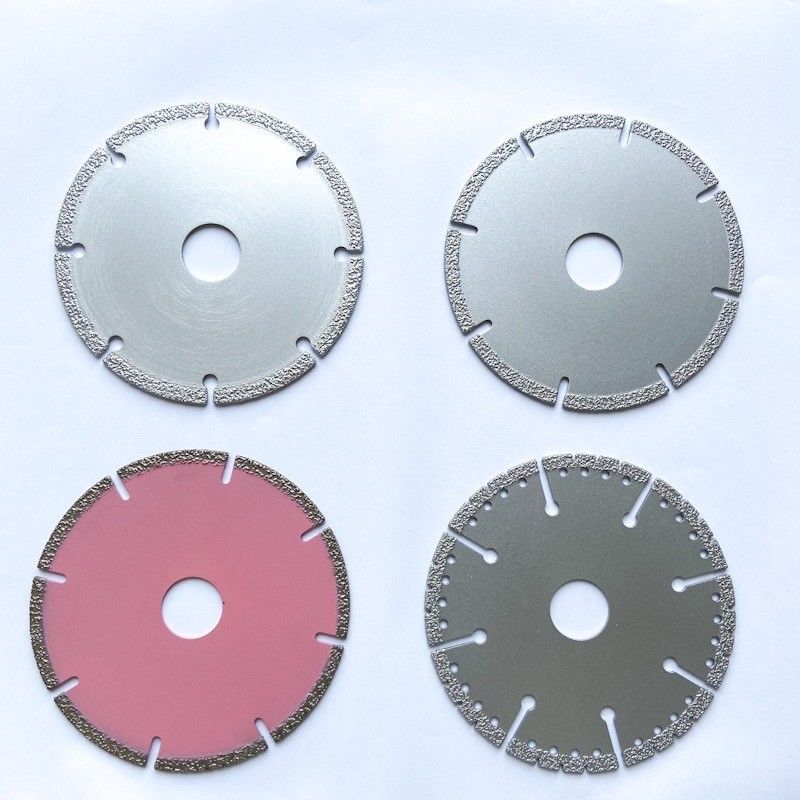 High Quality 4.5inch 115×1.4/2.4×6×9T×22.23mmVacuum Brazed Diamond Grinding Cutting Disc