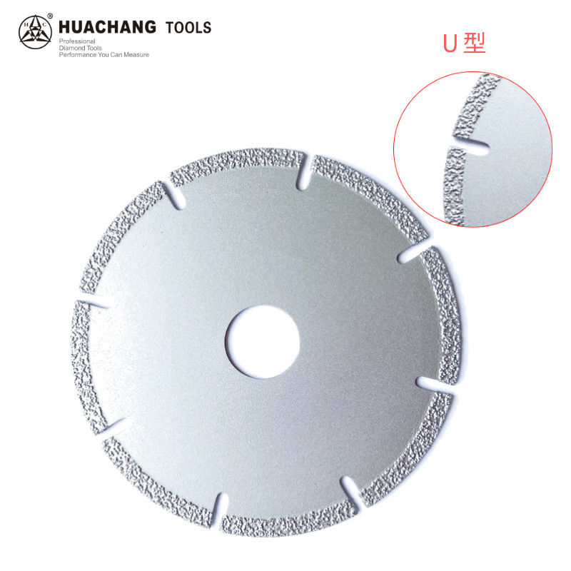 4.5inch 115×1.4/2.2×5×22.23×9T High Quality Vacuum Brazed Diamond Grinding Cutting Disc For Stone Ceramic Plastic Marble