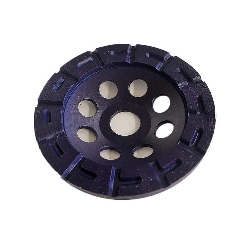 180mm Laser Welded Segmented Diamond Grinding Cup Wheel For Concrete , Stone, Building Material