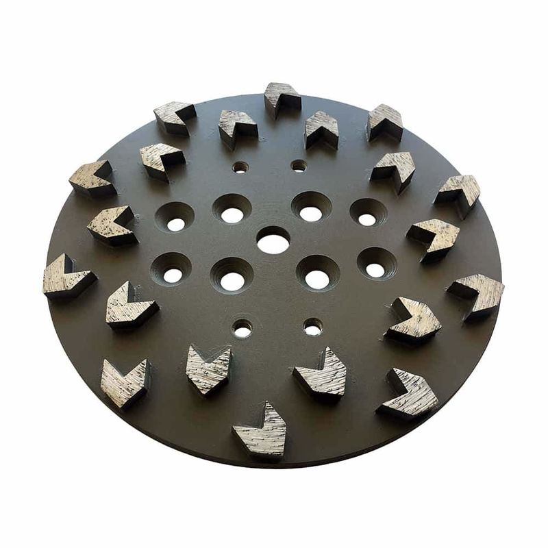 230mm Laser Welded Segmented Diamond Grinding Cup Wheel For Concrete , Stone, Building Material